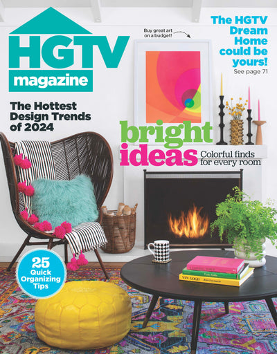 We're Featured in "The Hottest Design Trends 2024" by HGTV Magazine!
