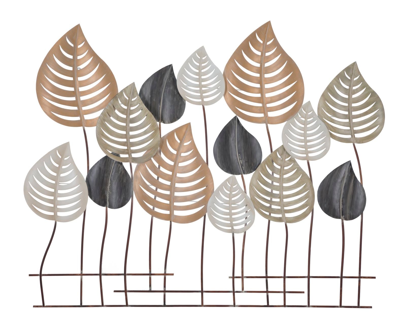 Metal Leaves Wall Decor – The Ancient Home