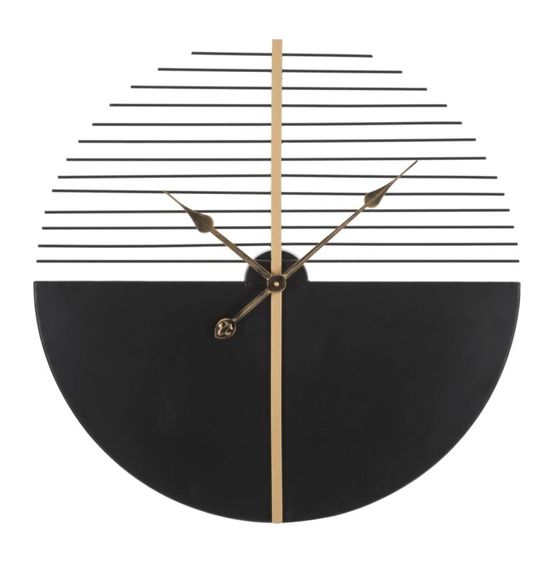 Black & White Geometric Modern Wall Clock