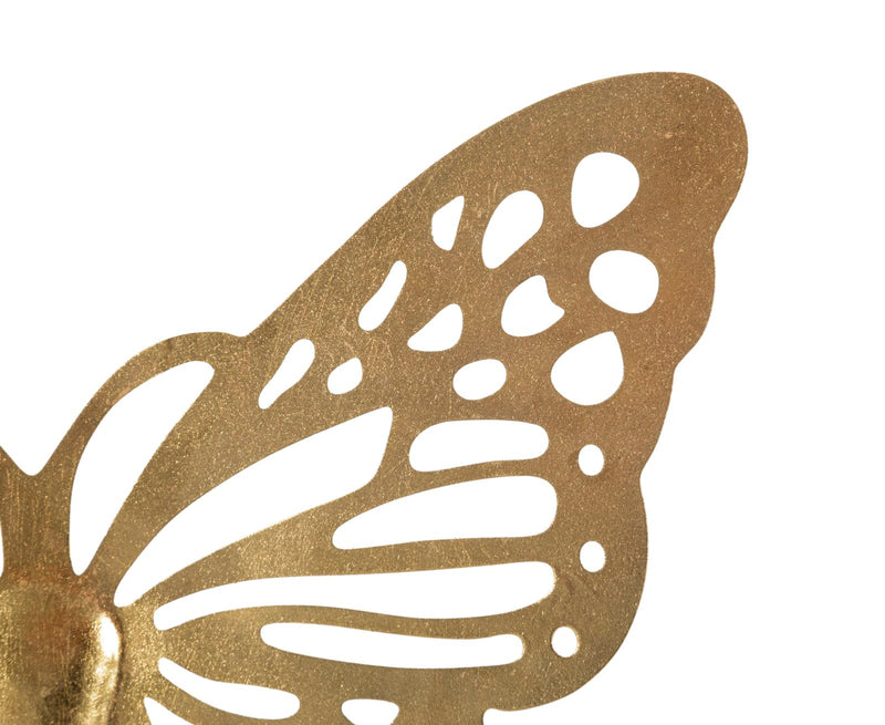 Large Golden Butterfly Wall Decor