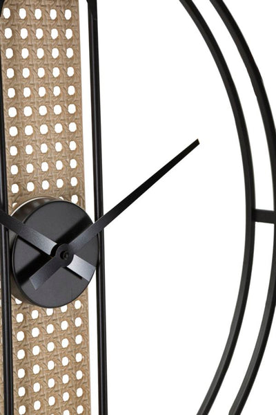 Metal & Wooden Modern Wall Clock