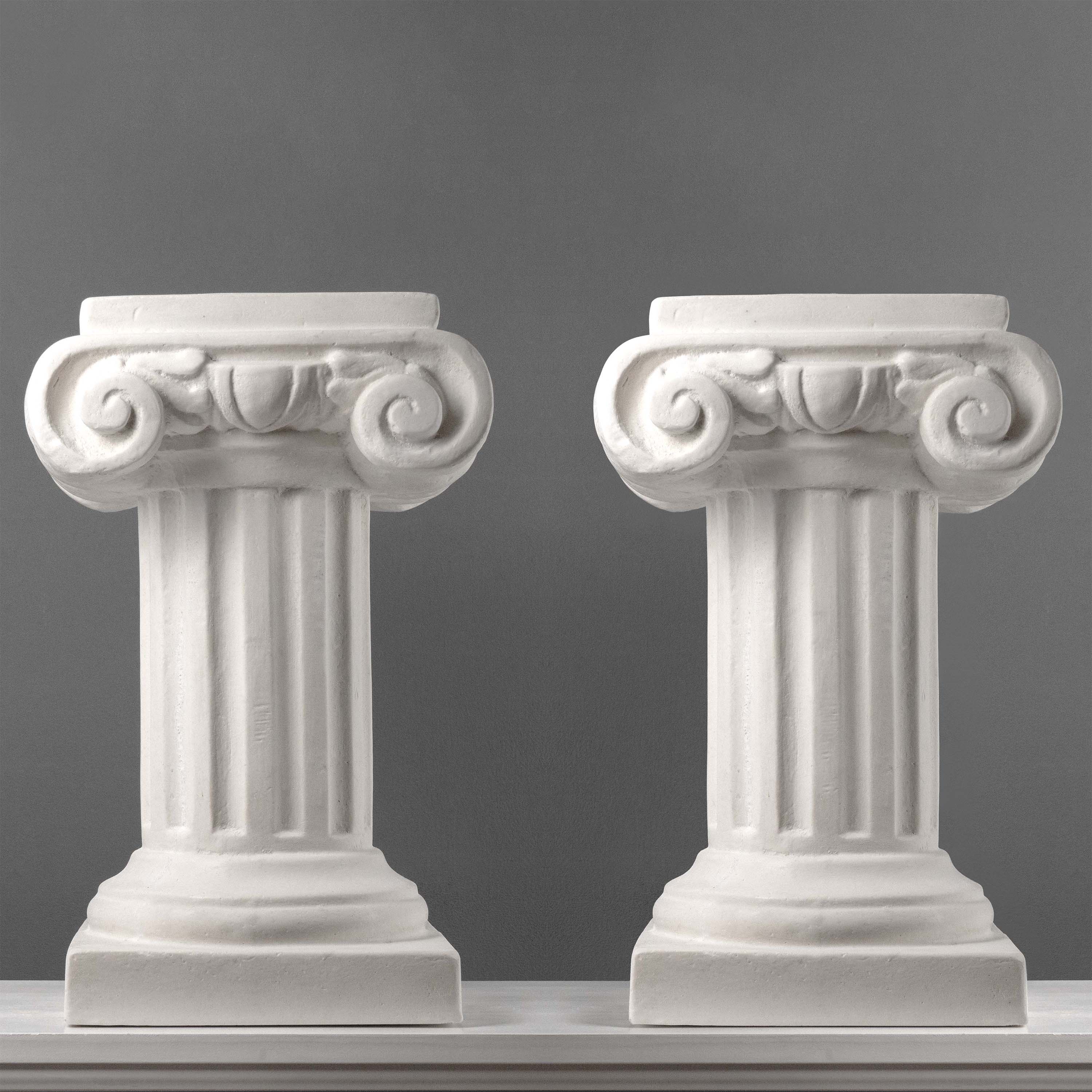 Pair of 2 Ionic Columns (Garden Pedestal) – The Ancient Home