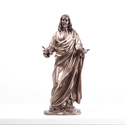Jesus Christ Statue as Preacher (Cold Cast Bronze Sculpture)