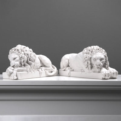Canova Lions - Statues in Pair (Small)