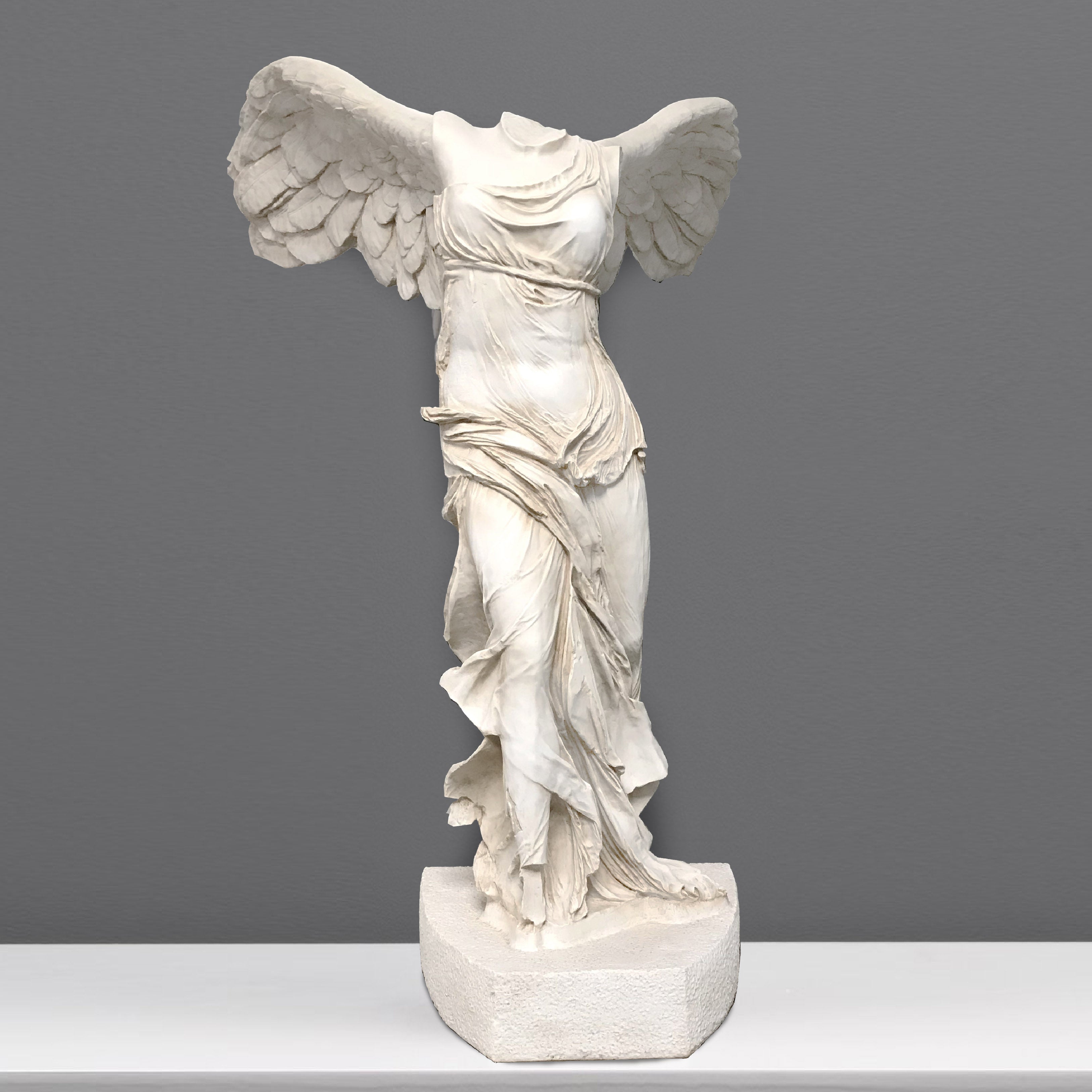 Nike Life-size Statue (Large) - Winged of Samothrace Marble Sculpture – Ancient Home