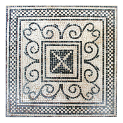 'Chess' Black Wall Mosaic