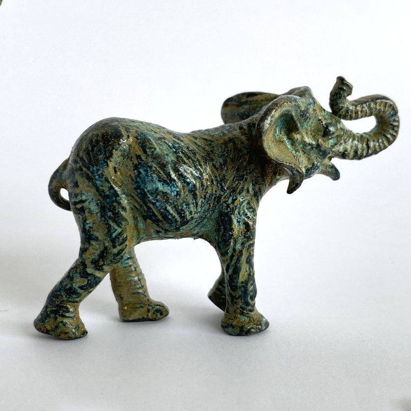 Bronze Mini Elephant Trophy, Bronze Elephant Award Statue