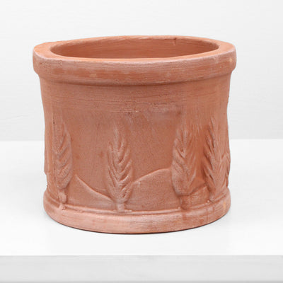 Small Terracotta Round Vase