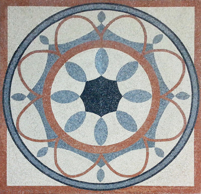 Geometric Floor Mosaic