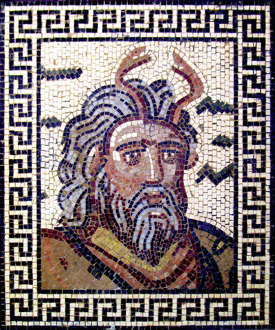 Neptune - God of the Sea Mosaic
