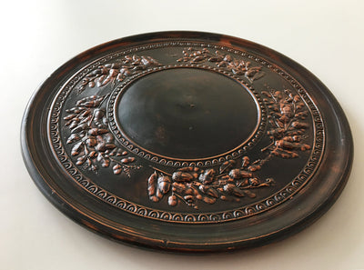 Castor Ware Plate of Acorns
