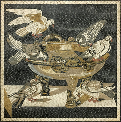 Pigeons Mosaic