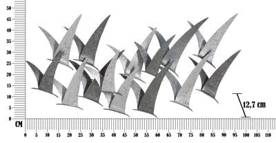 Metal Flying Birds Wall Decor