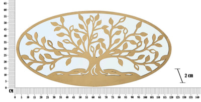 Golden Tree Wall Decor