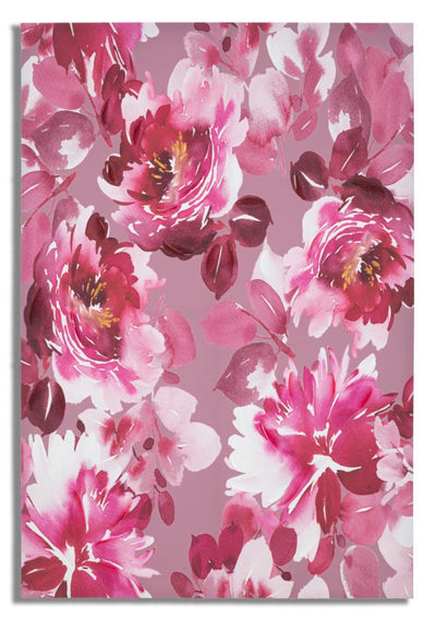 Pink Floral Canvas Painting