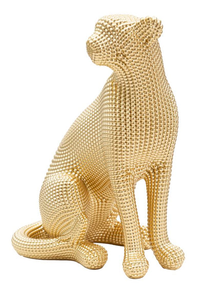 Gold Leopard Statue (Modern Decoration)