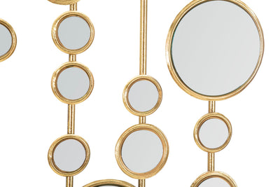 Golden Small Round Wall Mirrors