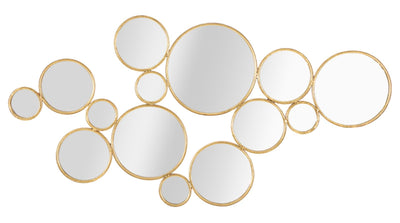Golden Small Round Wall Mirrors