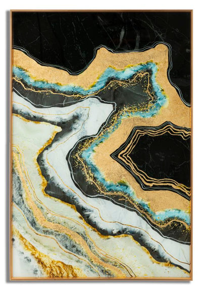Modern Marble Patterned Glass Wall Panel