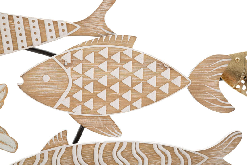 Metal & Wooden Fish Wall decor