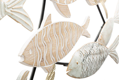 Metal & Wooden Fish Wall decor