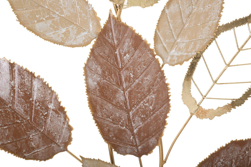 Metallic Leaves Bouquet Wall Decor