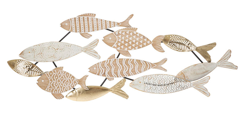 Metal & Wooden Fish Wall decor