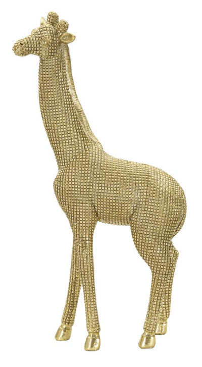 Gold Giraffe Sculpture (Modern Decoration)