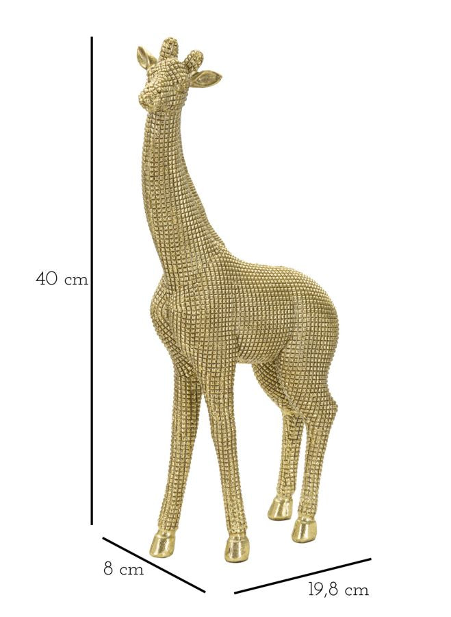Gold Giraffe Sculpture (Modern Decoration)