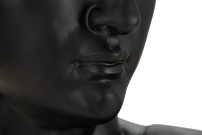 Black David Head Statue ( Resin Sculpture by Michelangelo)