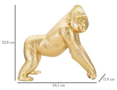 Gold Gorilla Statue ( Modern Decoration)