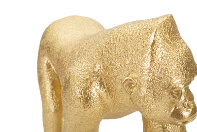 Gold Gorilla Sculpture ( Modern Decoration)