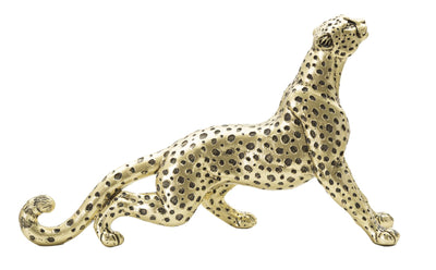 Golden Leopard Sculpture (Modern Decoration)