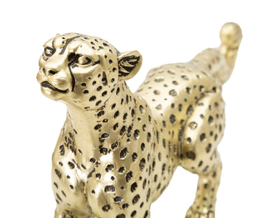 Golden Leopard Sculpture (Modern Decoration)