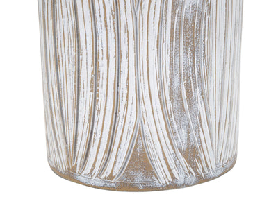 White Geometric Modern Vase
