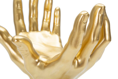 Golden Hands Statue (Modern Decoration)