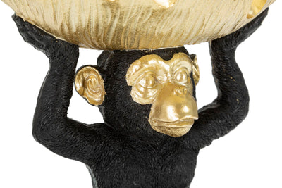 Black & Golden Monkey Statue (Modern Decoration - Object Holder)