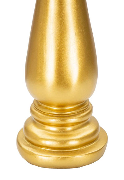 Gold & Black Bishop Chess Piece (Modern Sculpture)