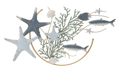 Metal Starfish Sea Wall Decor