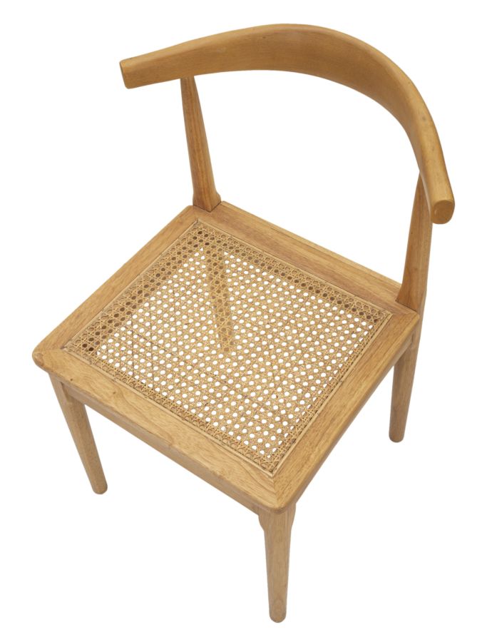 Japanese Style Brown Wooden Chair
