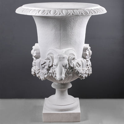 Outdoor Urn Planter with Ram
