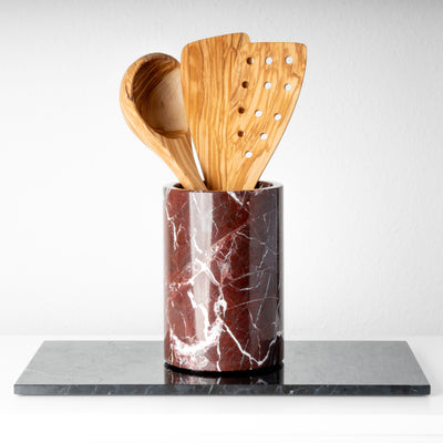 Handmade Olive Wood Kitchen Utensil Set (3-Piece)