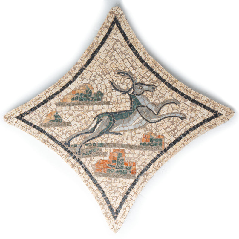Deer - Marble Mosaic Fragment