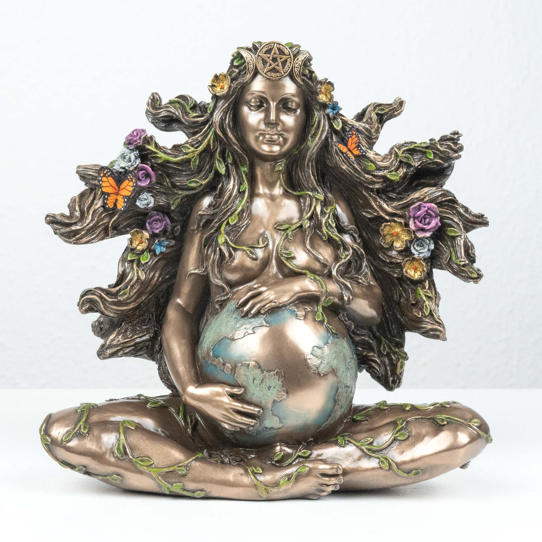 Earth Mother Gaia Statue (Bronze) Greek Roman gift spiritual