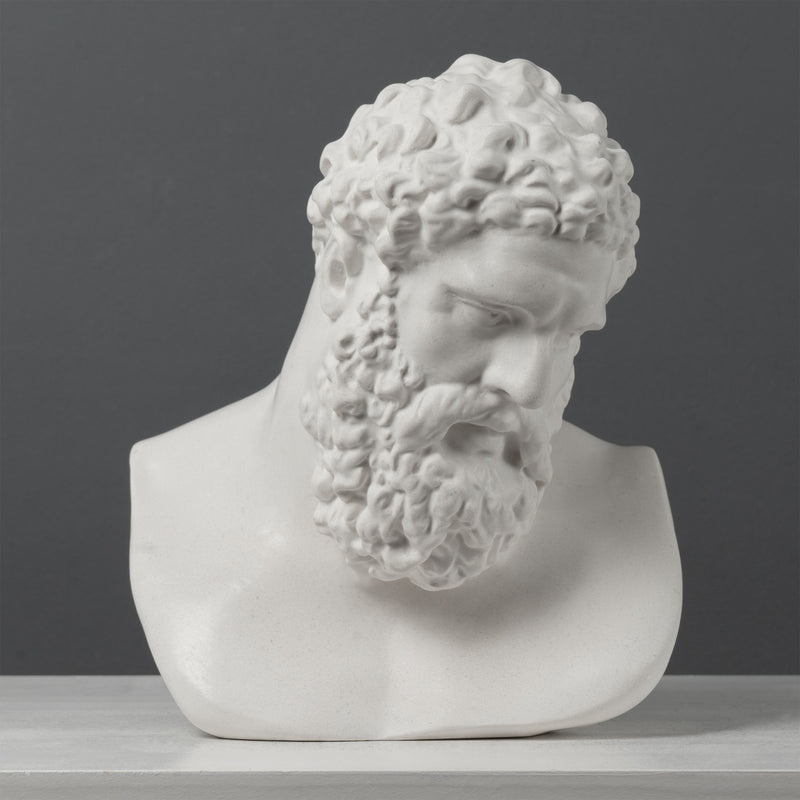 Hercules Bust Sculpture – Greek Hero of Might and Strength