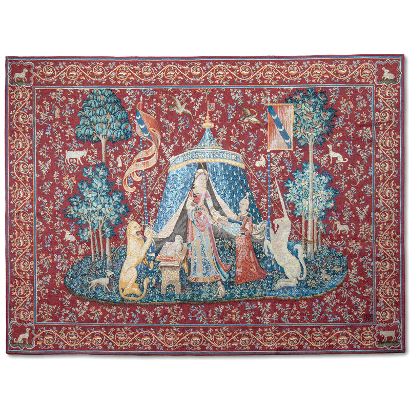 The Lady and the Unicorn: À mon seul désir Gobelin Wall Tapestry (Jacquard Woven)