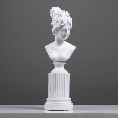Venus Bust Sculpture (White Resin Statue)