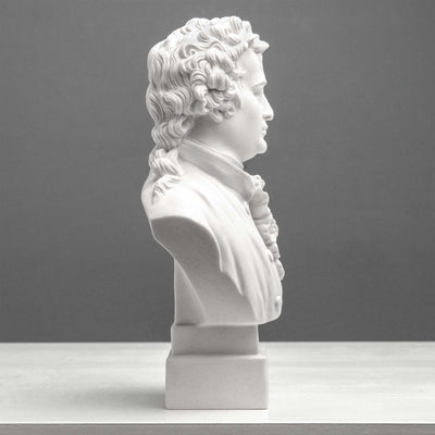 Goethe Bust Sculpture – German Poet in Neoclassical Style