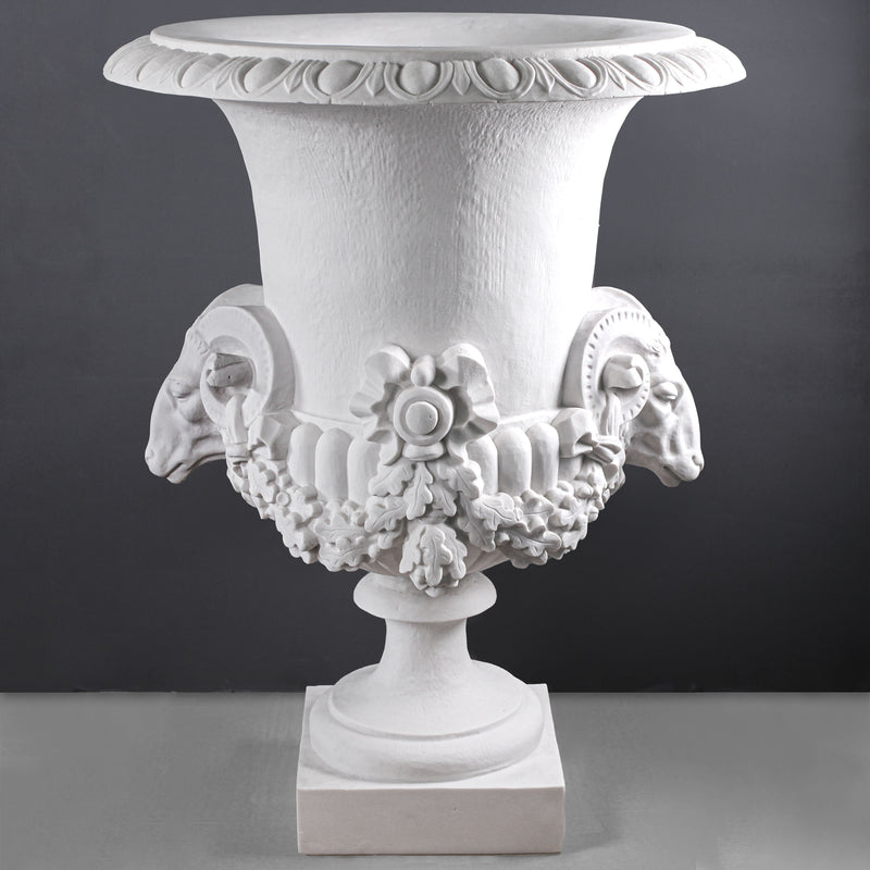 Outdoor Urn Planter with Ram