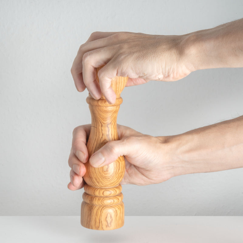 Handmade Olive Wood Grinder – Traditional